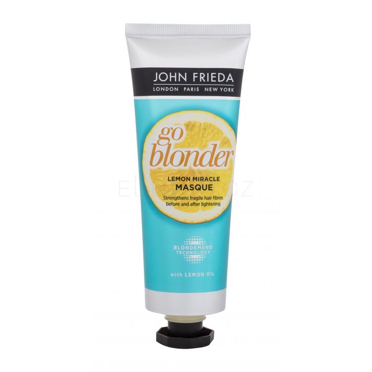 John Frieda Sheer Blonde Go Blonder Lemon Miracle Masque Maska na vlasy pro ženy 100 ml