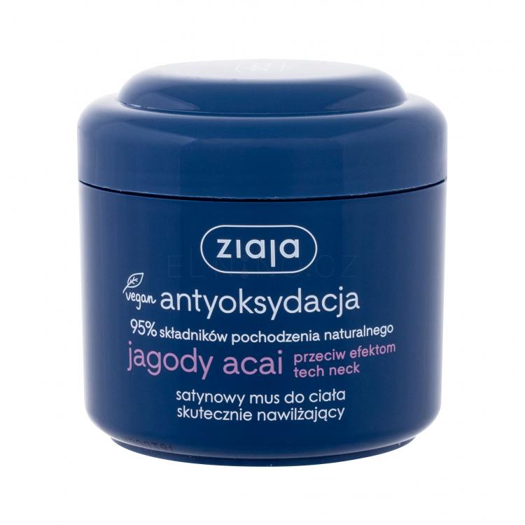 Ziaja Acai Berry Antioxidant Satin Body Mousse Tělový balzám pro ženy 200 ml