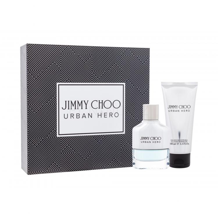 Jimmy Choo Urban Hero Dárková kazeta parfémovaná voda 50 ml + sprchový gel 100 ml