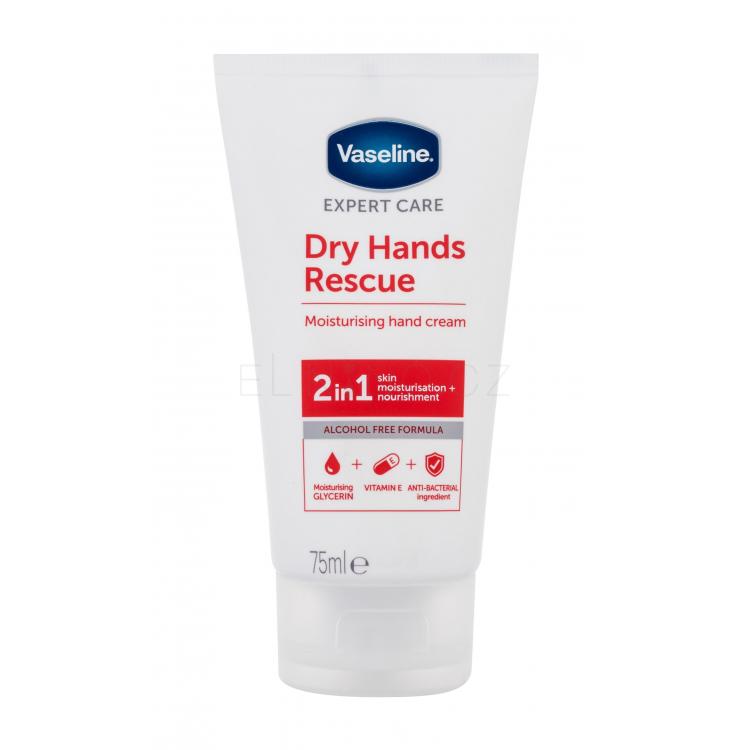 Vaseline Dry Hands Rescue 2in1 Krém na ruce 75 ml