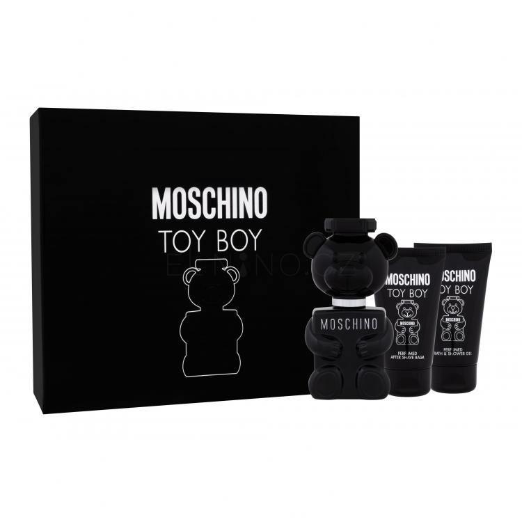 Moschino Toy Boy Dárková kazeta parfémovaná voda 50 ml + balzám po holení 50 ml + sprchový gel 50 ml