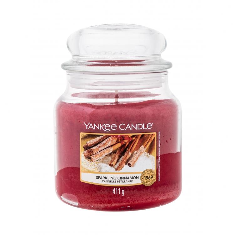 Yankee Candle Sparkling Cinnamon Vonná svíčka 411 g
