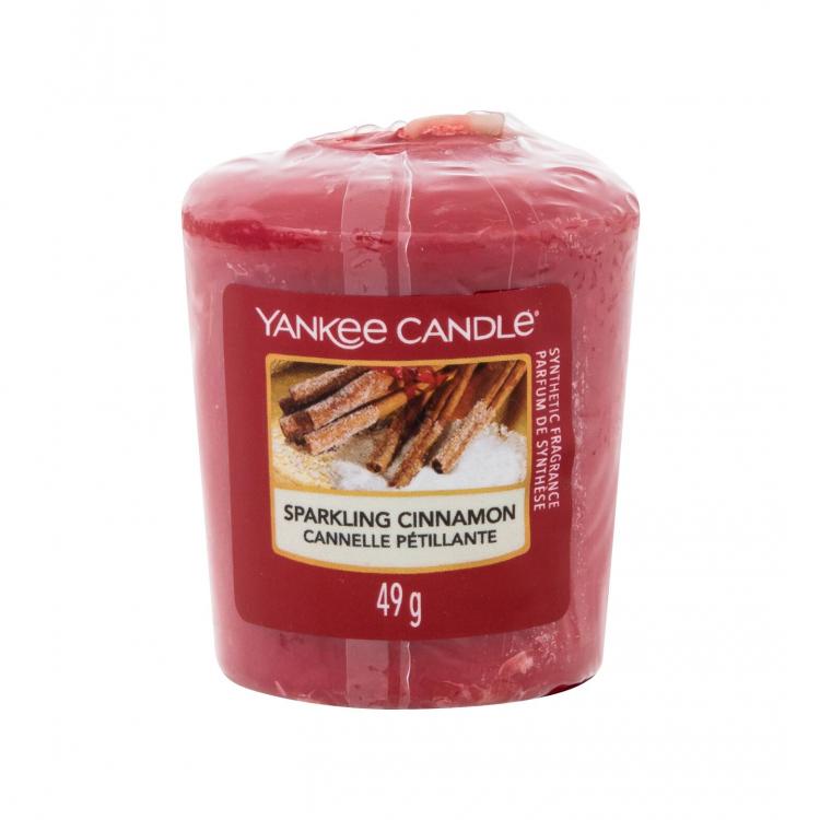 Yankee Candle Sparkling Cinnamon Vonná svíčka 49 g
