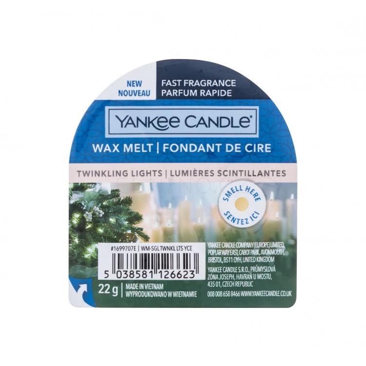 Yankee Candle Twinkling Lights Vonný vosk 22 g