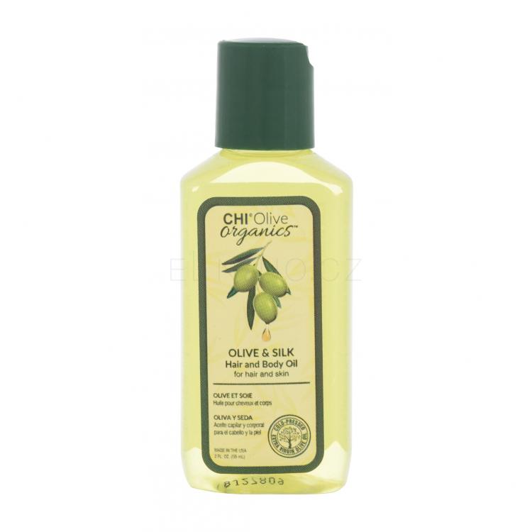 Farouk Systems CHI Olive Organics™ Olive &amp; Silk Hair And Body Oil Olej na vlasy pro ženy 59 ml