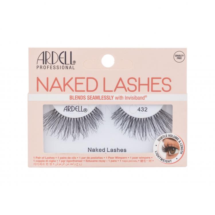 Ardell Naked Lashes 432 Umělé řasy pro ženy 1 ks Odstín Black
