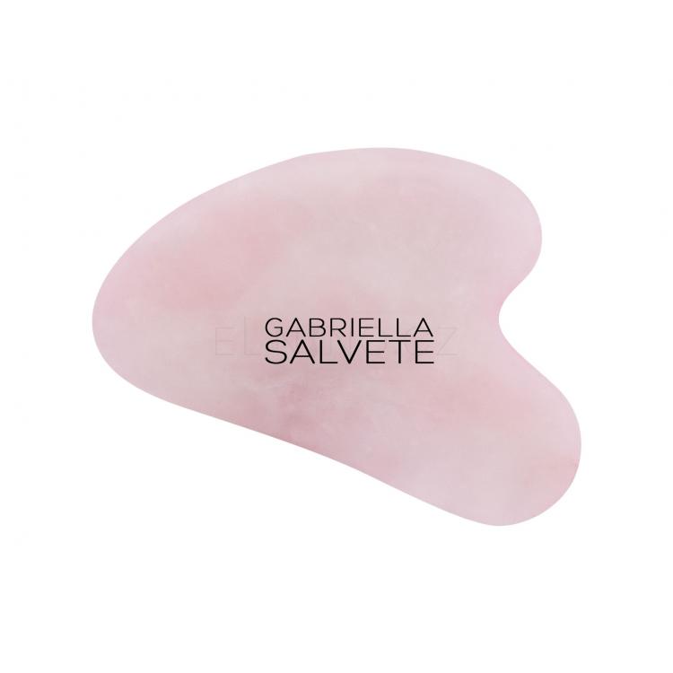 Gabriella Salvete Face Massage Stone Rose Quartz Gua Sha Kosmetický přístroj pro ženy 1 ks