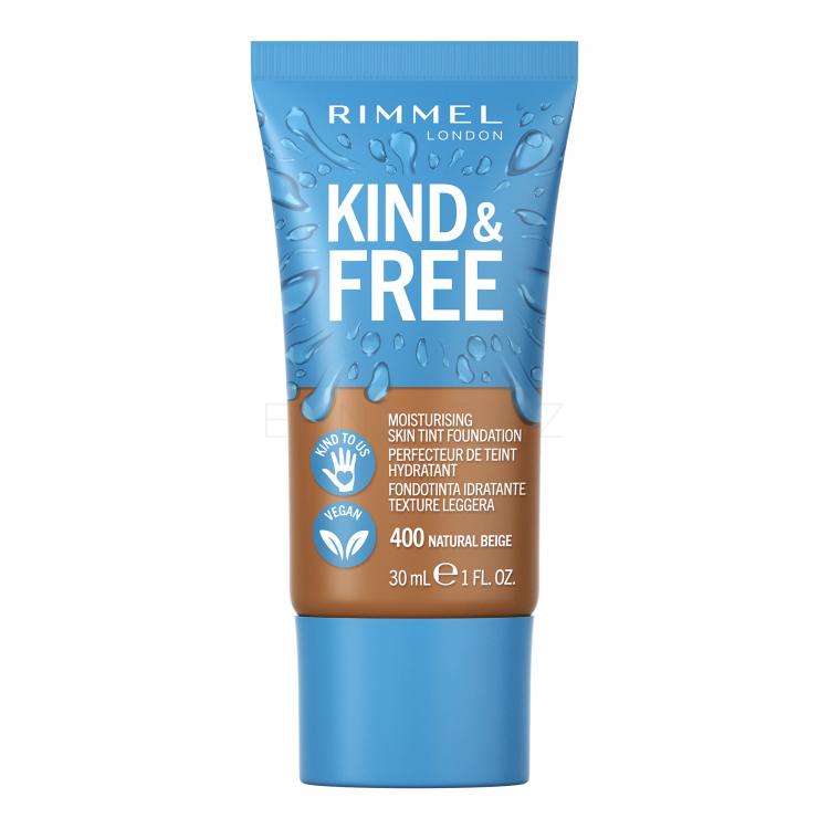 Rimmel London Kind &amp; Free Skin Tint Foundation Make-up pro ženy 30 ml Odstín 400 Natural Beige