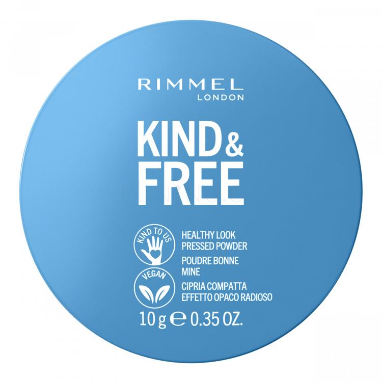 Rimmel London Kind &amp; Free Healthy Look Pressed Powder Pudr pro ženy 10 g Odstín 030 Medium