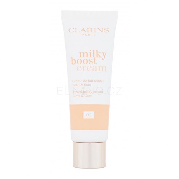 Clarins Milky Boost Cream Glow &amp; Care BB krém pro ženy 45 ml Odstín 02