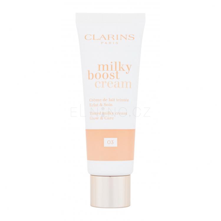 Clarins Milky Boost Cream Glow &amp; Care BB krém pro ženy 45 ml Odstín 03