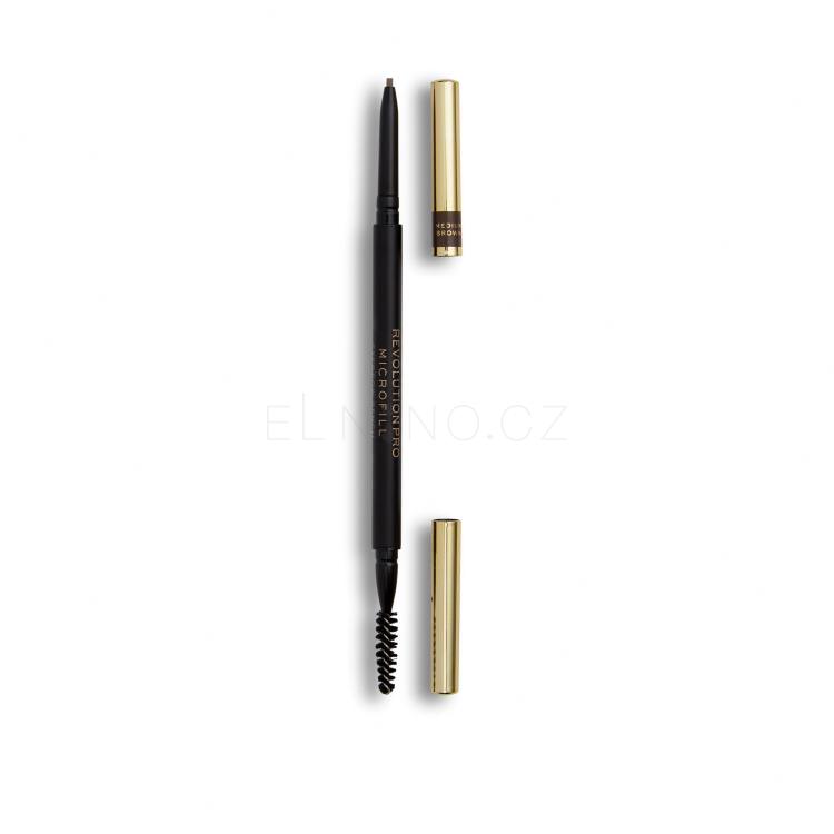 Revolution Pro Microfill Eyebrow Pencil Tužka na obočí pro ženy 0,1 g Odstín Medium Brown