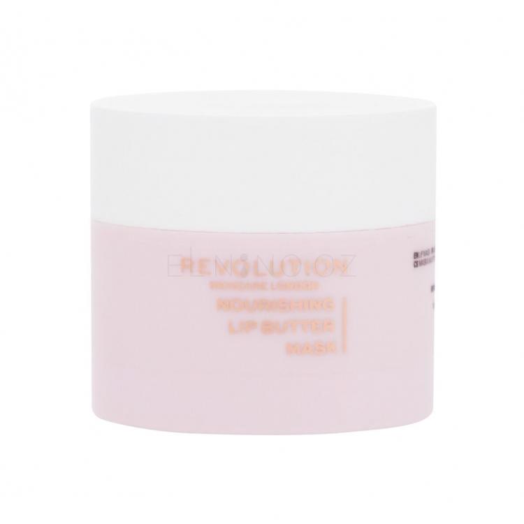 Revolution Skincare Nourishing Lip Butter Mask Cocoa Vanilla Balzám na rty pro ženy 10 g