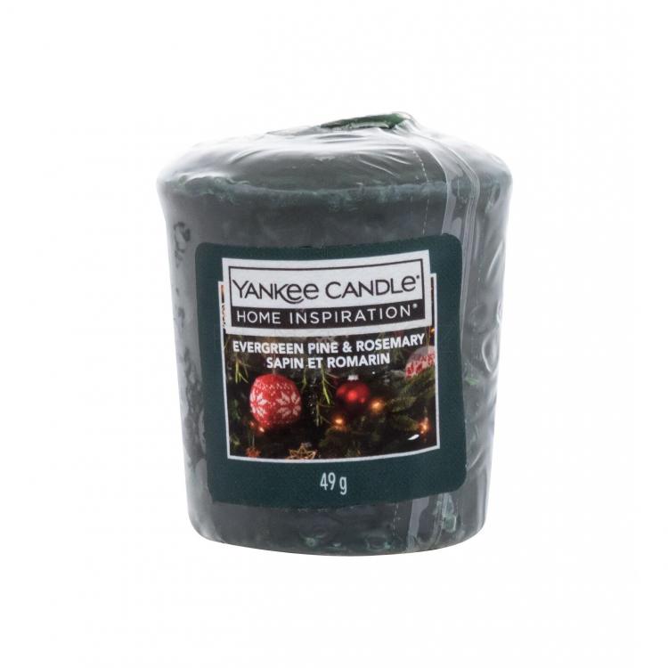 Yankee Candle Home Inspiration Evergreen Pine &amp; Rosemary Vonná svíčka 49 g