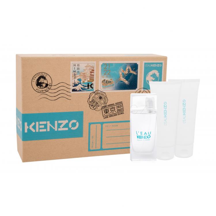 KENZO L´Eau Kenzo Pour Femme Dárková kazeta toaletní voda 50 ml + tělový gel 2 x 75 ml