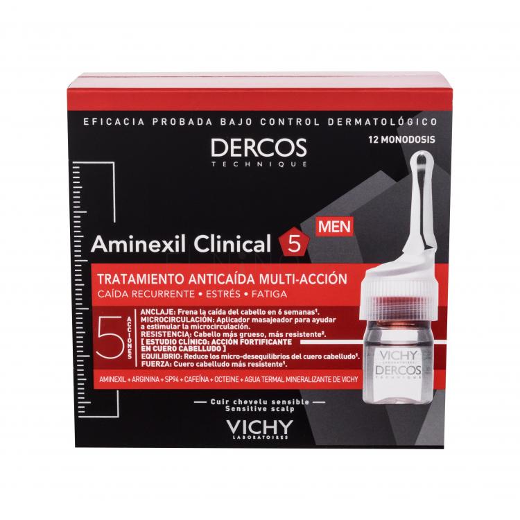 Vichy Dercos Aminexil Clinical 5 Přípravek proti padání vlasů pro muže 12x6 ml
