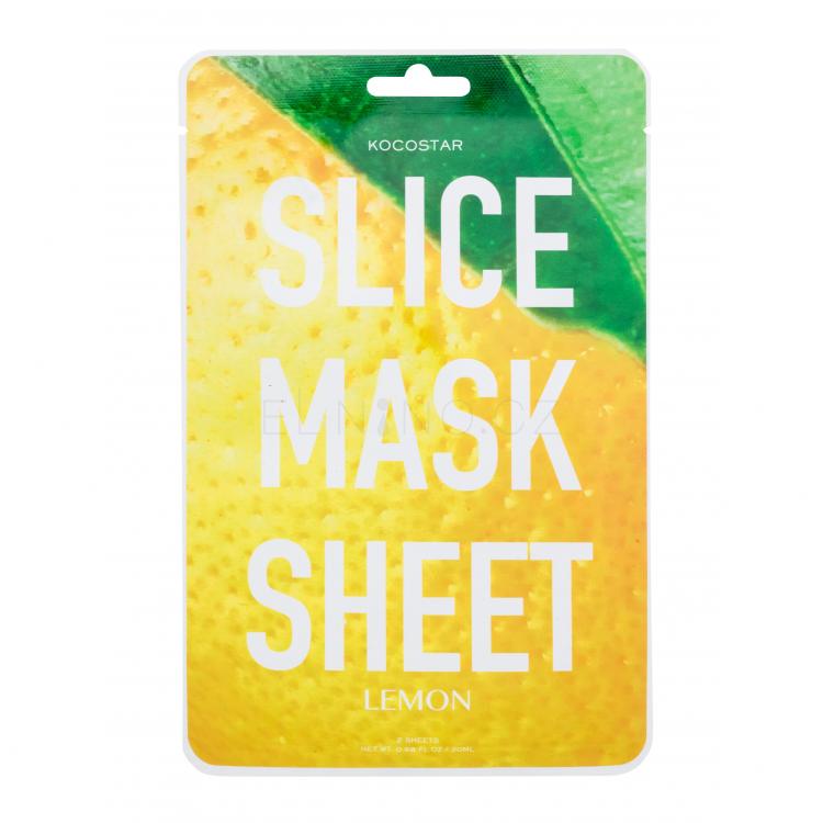 Kocostar Slice Mask Lemon Pleťová maska pro ženy 20 ml