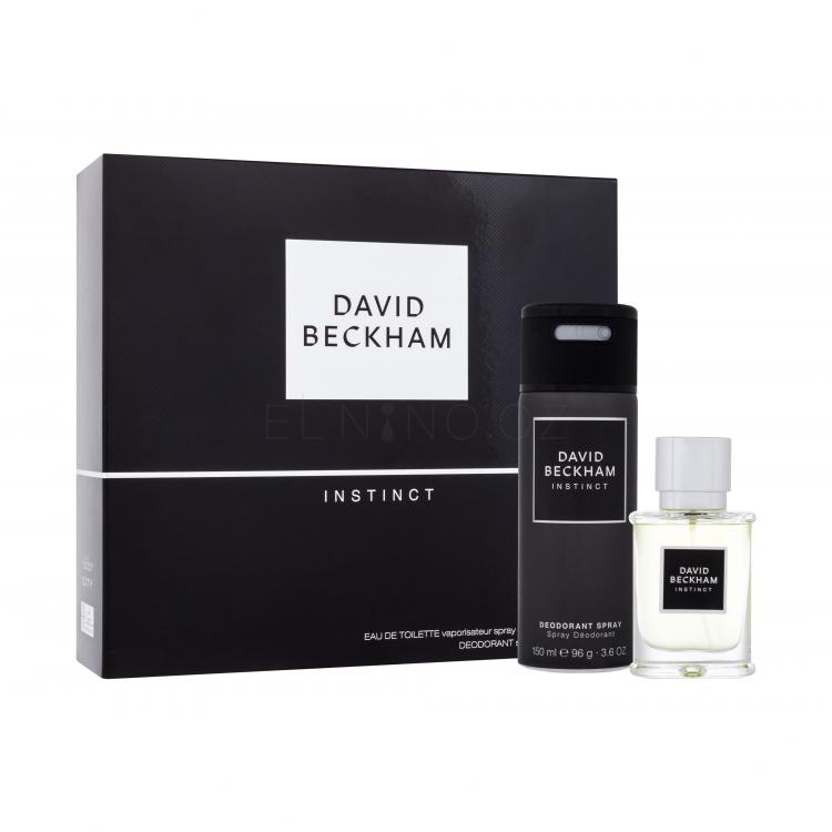 David Beckham Instinct Dárková kazeta toaletní voda 30 ml + deodorant 150 ml