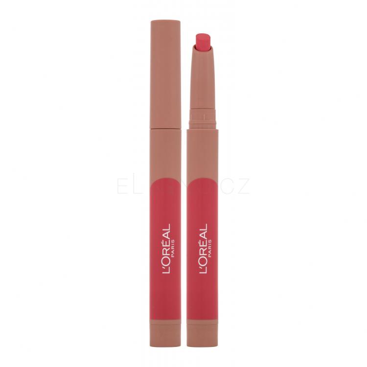 L&#039;Oréal Paris Infaillible Matte Lip Crayon Rtěnka pro ženy 1,3 g Odstín 108 Hot Apricot