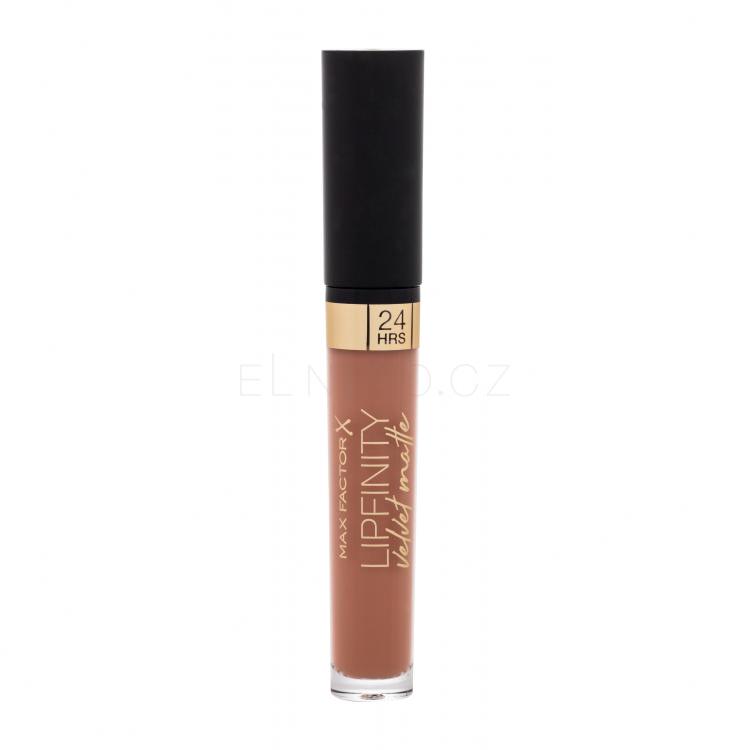Max Factor Lipfinity Velvet Matte 24HRS Rtěnka pro ženy 3,5 ml Odstín 040 Luxe  Nude