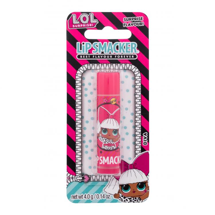 Lip Smacker LOL Surprise! Diva Strawberry Balzám na rty pro děti 4 g