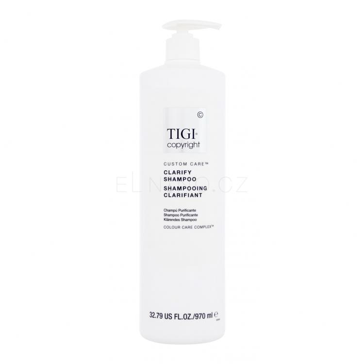 Tigi Copyright Custom Care Clarify Shampoo Šampon pro ženy 970 ml