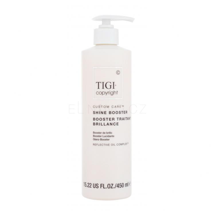 Tigi Copyright Custom Care Shine Booster Pro lesk vlasů pro ženy 450 ml