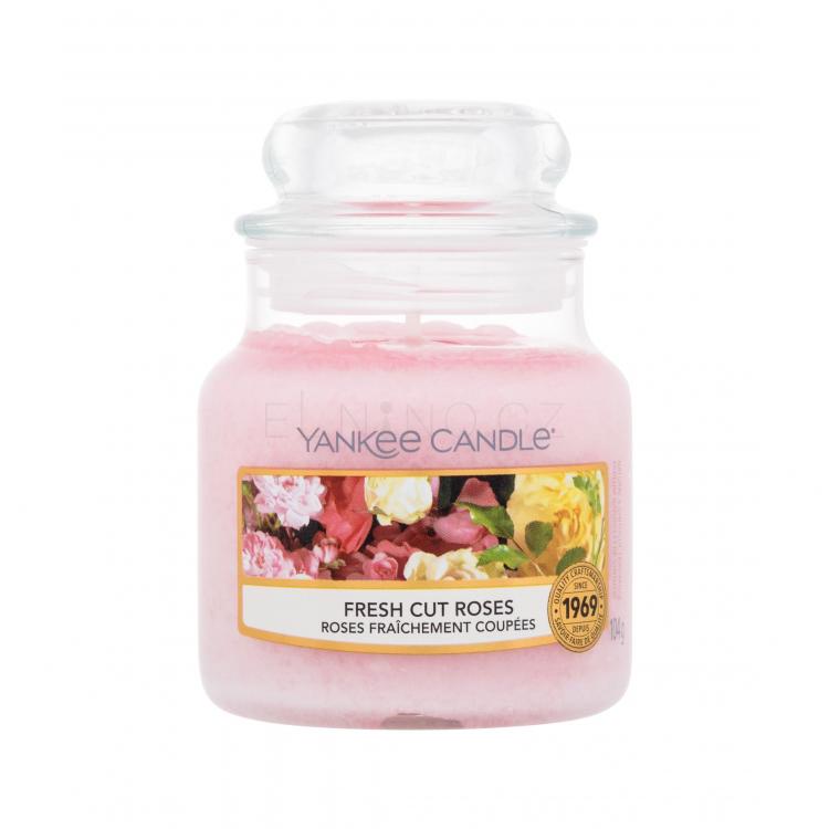 Yankee Candle Fresh Cut Roses Vonná svíčka 104 g
