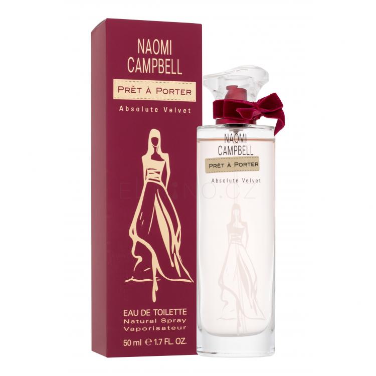 Naomi Campbell Prêt à Porter Absolute Velvet Toaletní voda pro ženy 50 ml