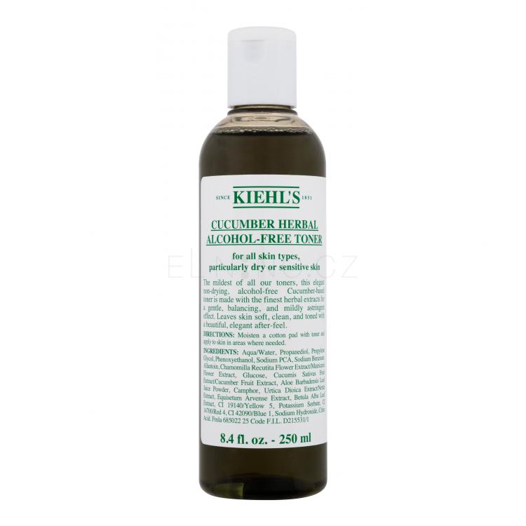 Kiehl´s Cucumber Herbal Alcohol-Free Toner Pleťová voda a sprej pro ženy 250 ml