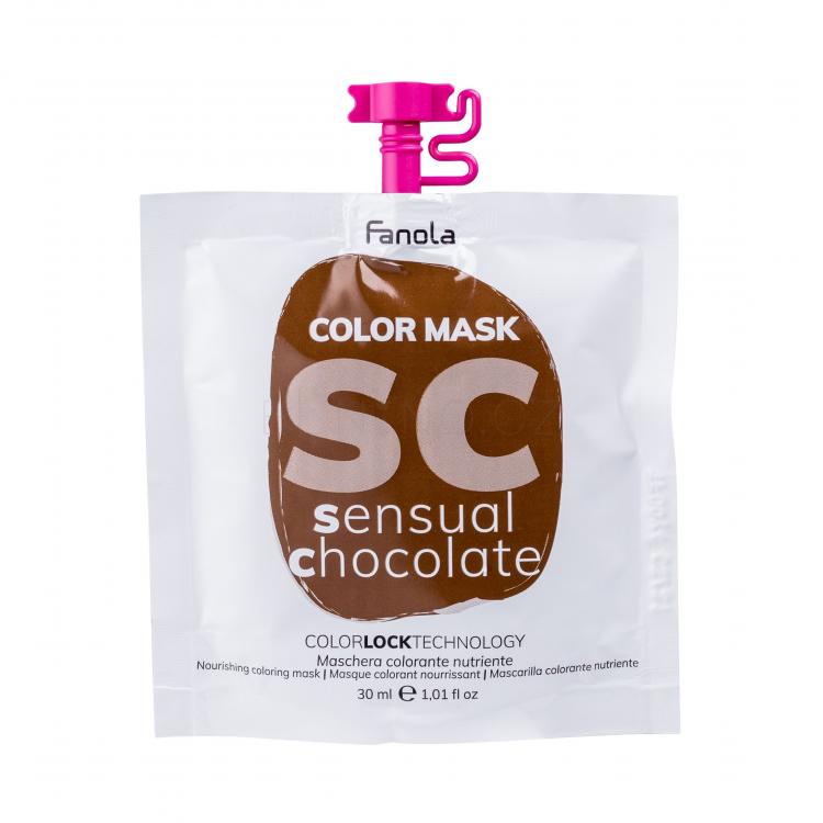 Fanola Color Mask Barva na vlasy pro ženy 30 ml Odstín Sensual Chocolate