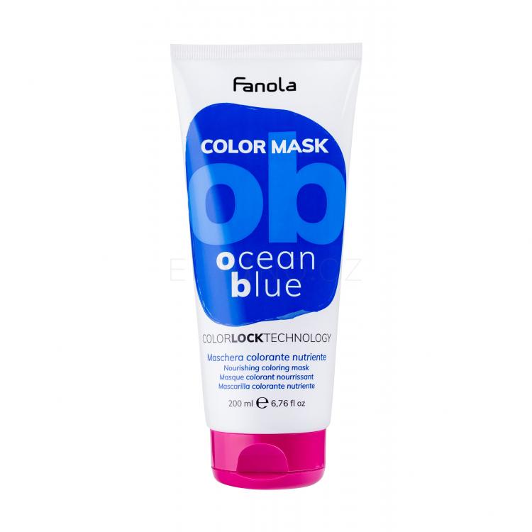 Fanola Color Mask Barva na vlasy pro ženy 200 ml Odstín Ocean Blue