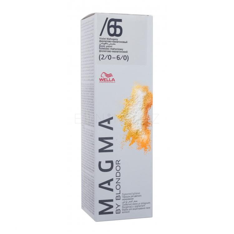 Wella Professionals Magma By Blondor Barva na vlasy pro ženy 120 g Odstín /65 Violet Mahogany