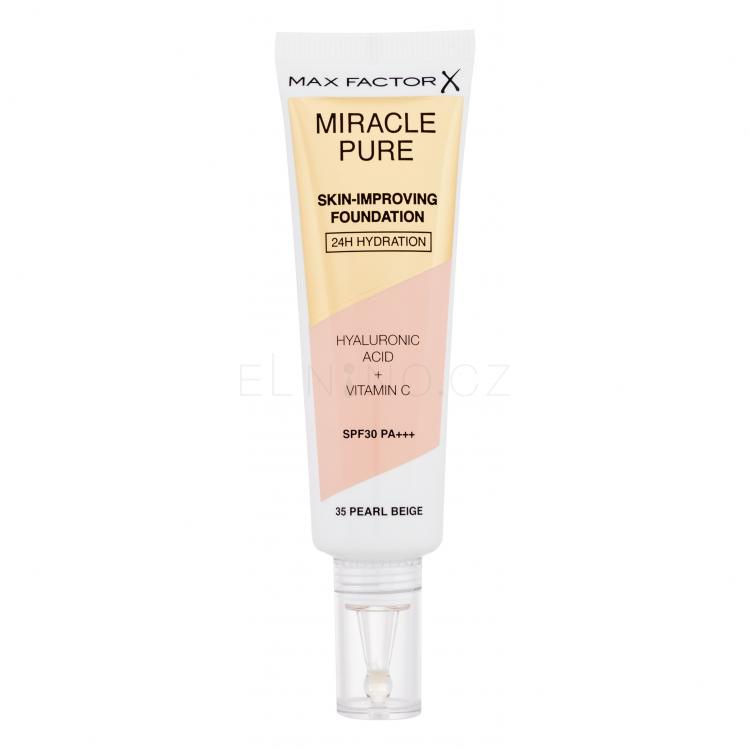 Max Factor Miracle Pure Skin-Improving Foundation SPF30 Make-up pro ženy 30 ml Odstín 35 Pearl Beige