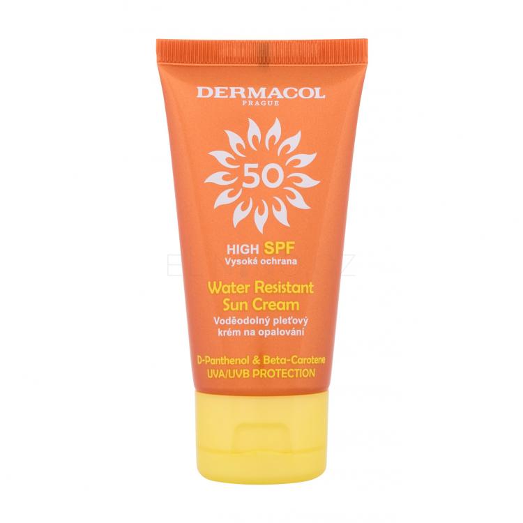 Dermacol Sun Water Resistant Cream SPF50 Opalovací přípravek na obličej 50 ml