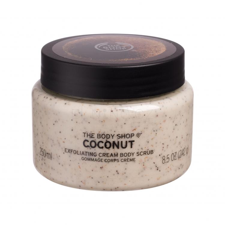 The Body Shop Coconut Exfoliating Cream Body Scrub Tělový peeling pro ženy 250 ml ELNINO.CZ
