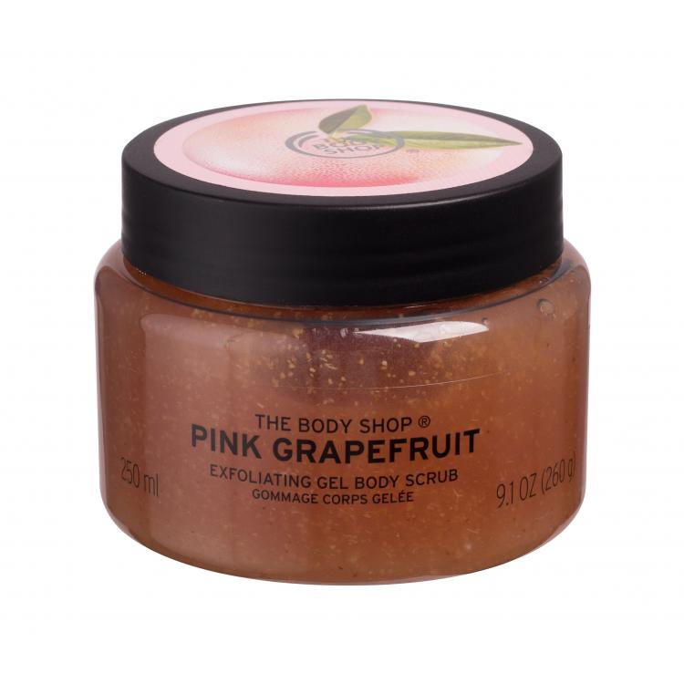 The Body Shop Pink Grapefruit Exfoliating Gel Body Scrub Tělový peeling pro ženy 250 ml
