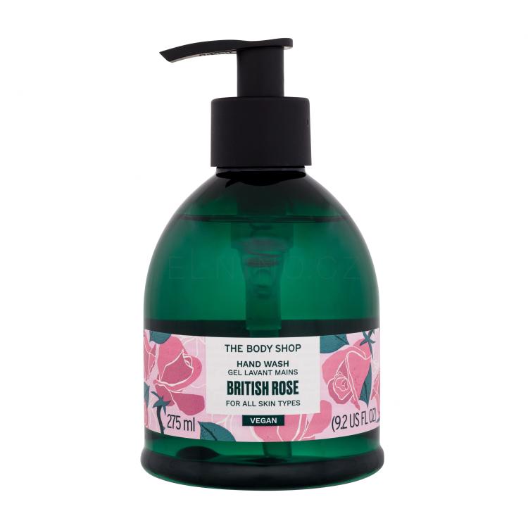 The Body Shop British Rose Hand Wash Tekuté mýdlo pro ženy 275 ml