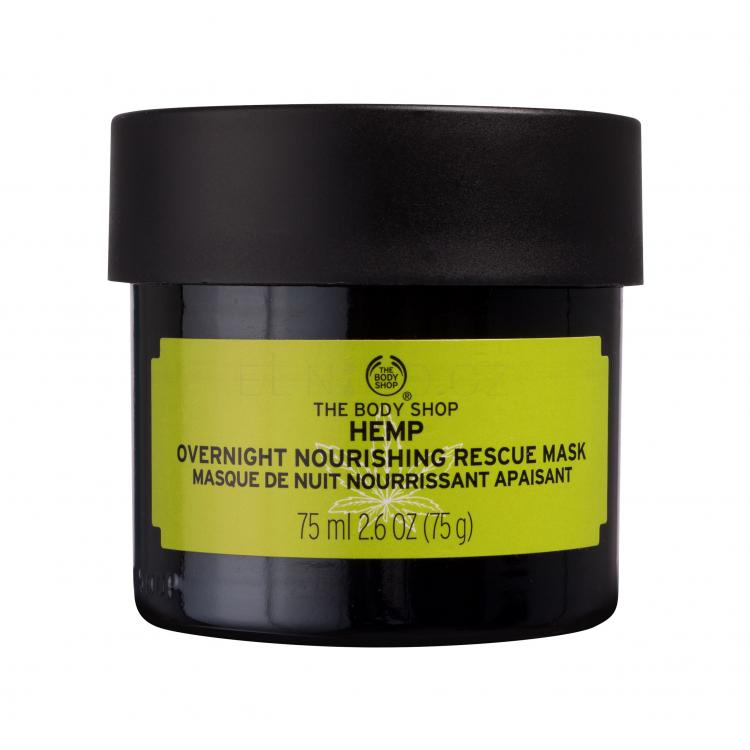 The Body Shop Hemp Overnight Nourishing Rescue Mask Pleťová maska 75 ml