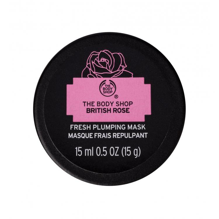 The Body Shop British Rose Fresh Plumping Mask Pleťová maska pro ženy 15 ml