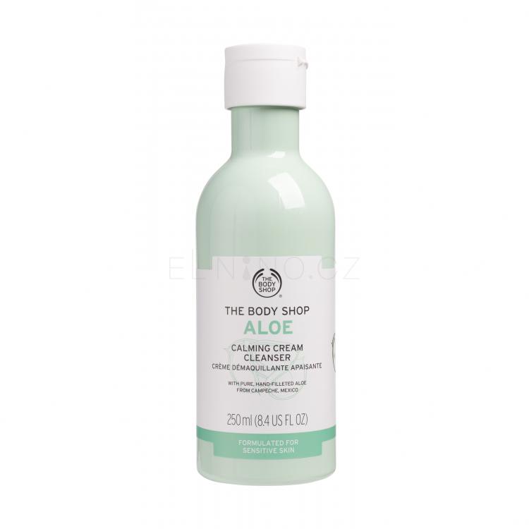 The Body Shop Aloe Calming Cream Cleanser Čisticí krém pro ženy 250 ml