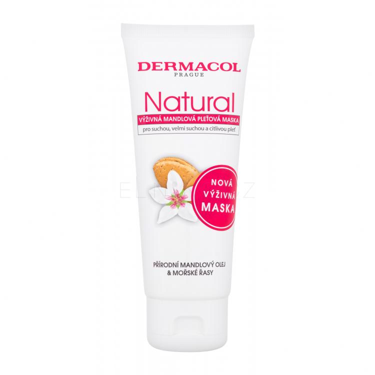 Dermacol Natural Almond Face Mask Pleťová maska pro ženy 100 ml