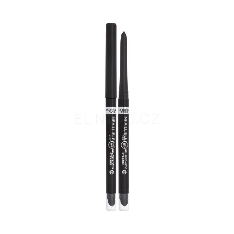 L&#039;Oréal Paris Infaillible Grip 36H Gel Automatic Eye Liner Tužka na oči pro ženy 1,2 g Odstín 001 Intense Black