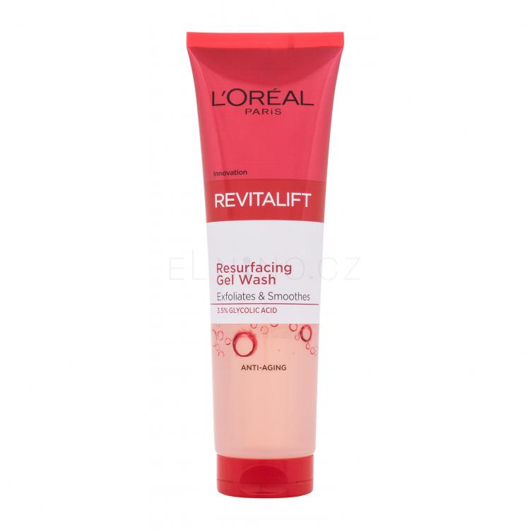 L&#039;Oréal Paris Revitalift Resurfacing Gel Wash Čisticí gel pro ženy 150 ml