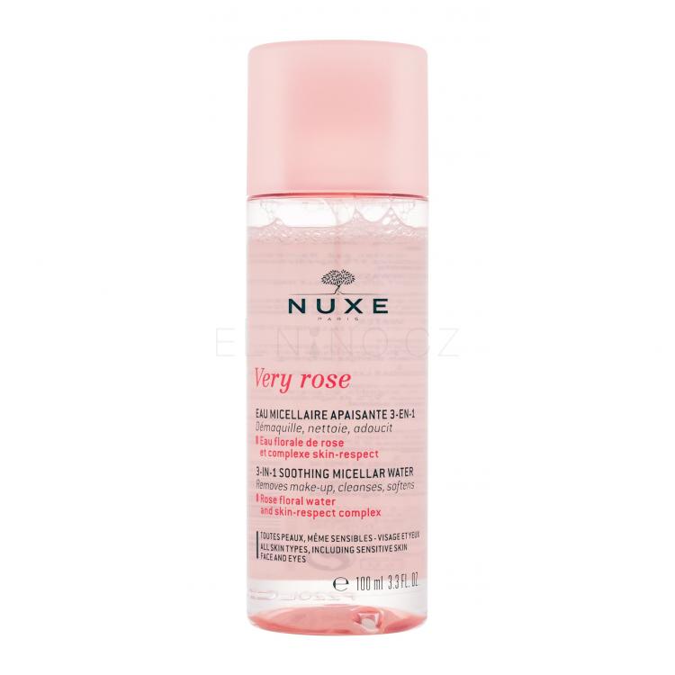 NUXE Very Rose 3-In-1 Soothing Micelární voda pro ženy 100 ml