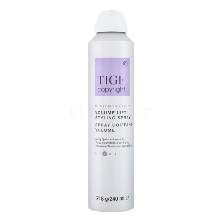 Tigi Copyright Custom Create Volume Lift Styling Spray Tužidlo na vlasy pro ženy 240 ml