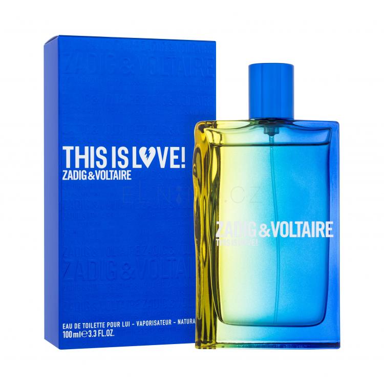 Zadig &amp; Voltaire This is Love! Toaletní voda pro muže 100 ml