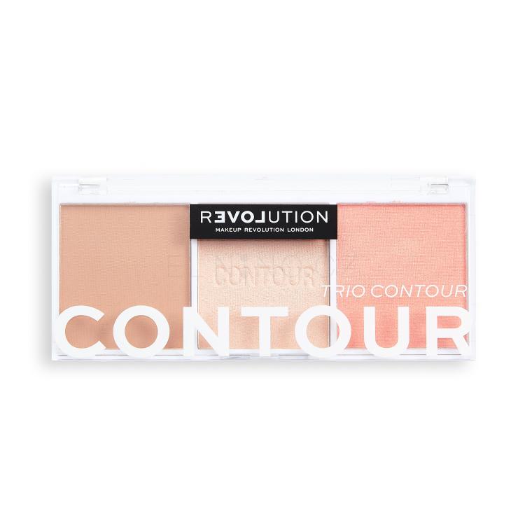 Revolution Relove Colour Play Contour Trio Konturovací paletka pro ženy 6 g Odstín Sugar