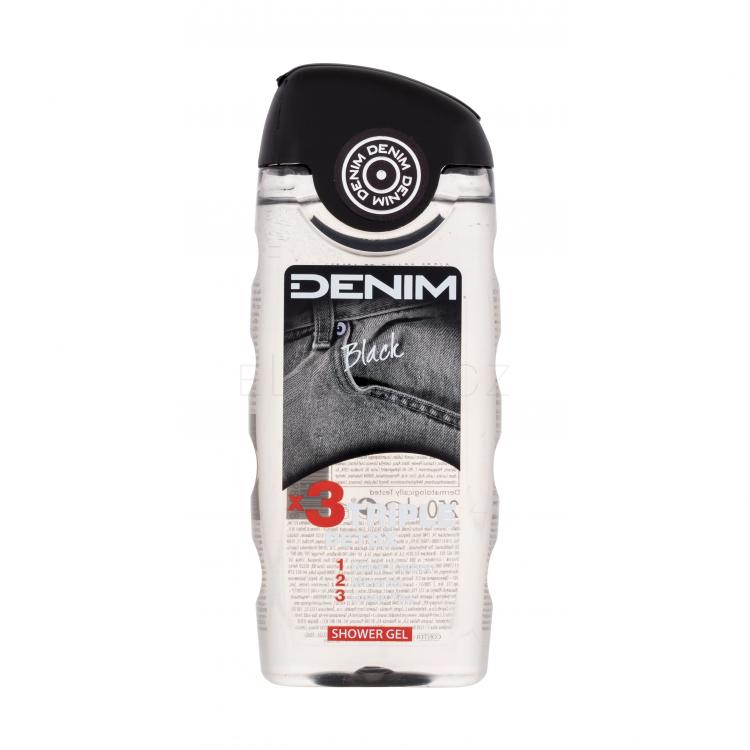 Denim Black Triple Detox Sprchový gel pro muže 250 ml