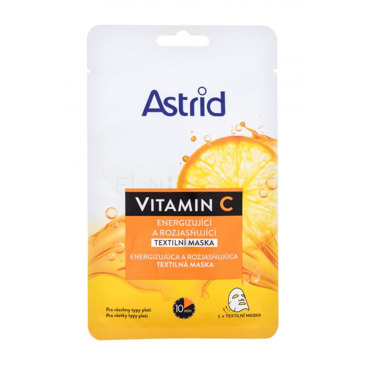 Astrid Vitamin C Tissue Mask Pleťová maska pro ženy 1 ks